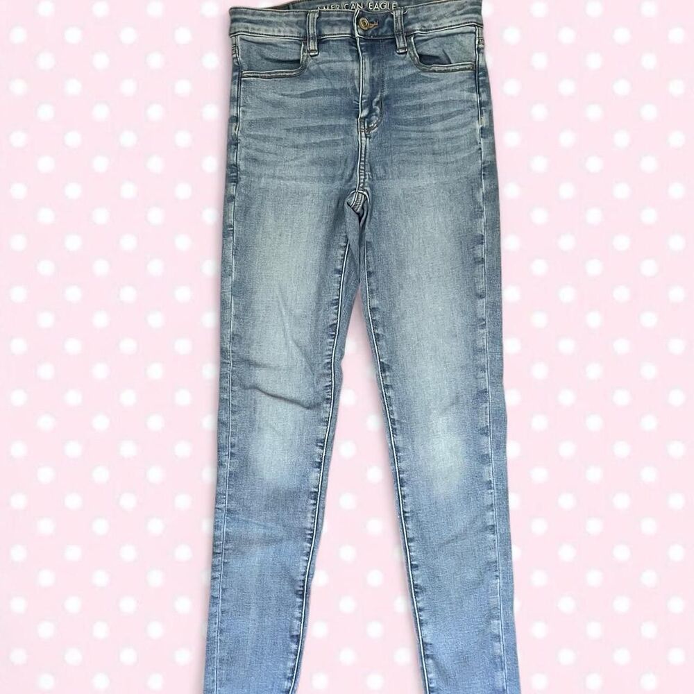 American Eagle Women's High Rise Blue Jean Jegging